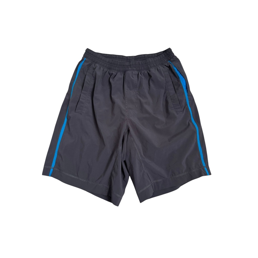 Lululemon Run Response‎ 9" Short Running Training Gym Soot Gray Blue Mens Medium